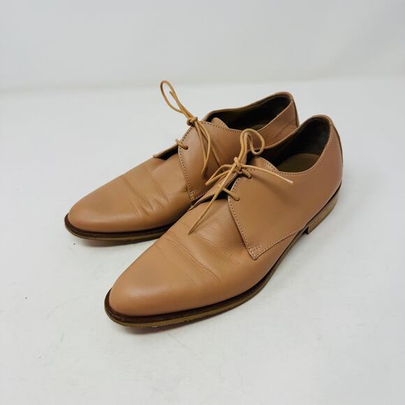 Everlane Tan Leather Sneakers - Picture 1 of 14